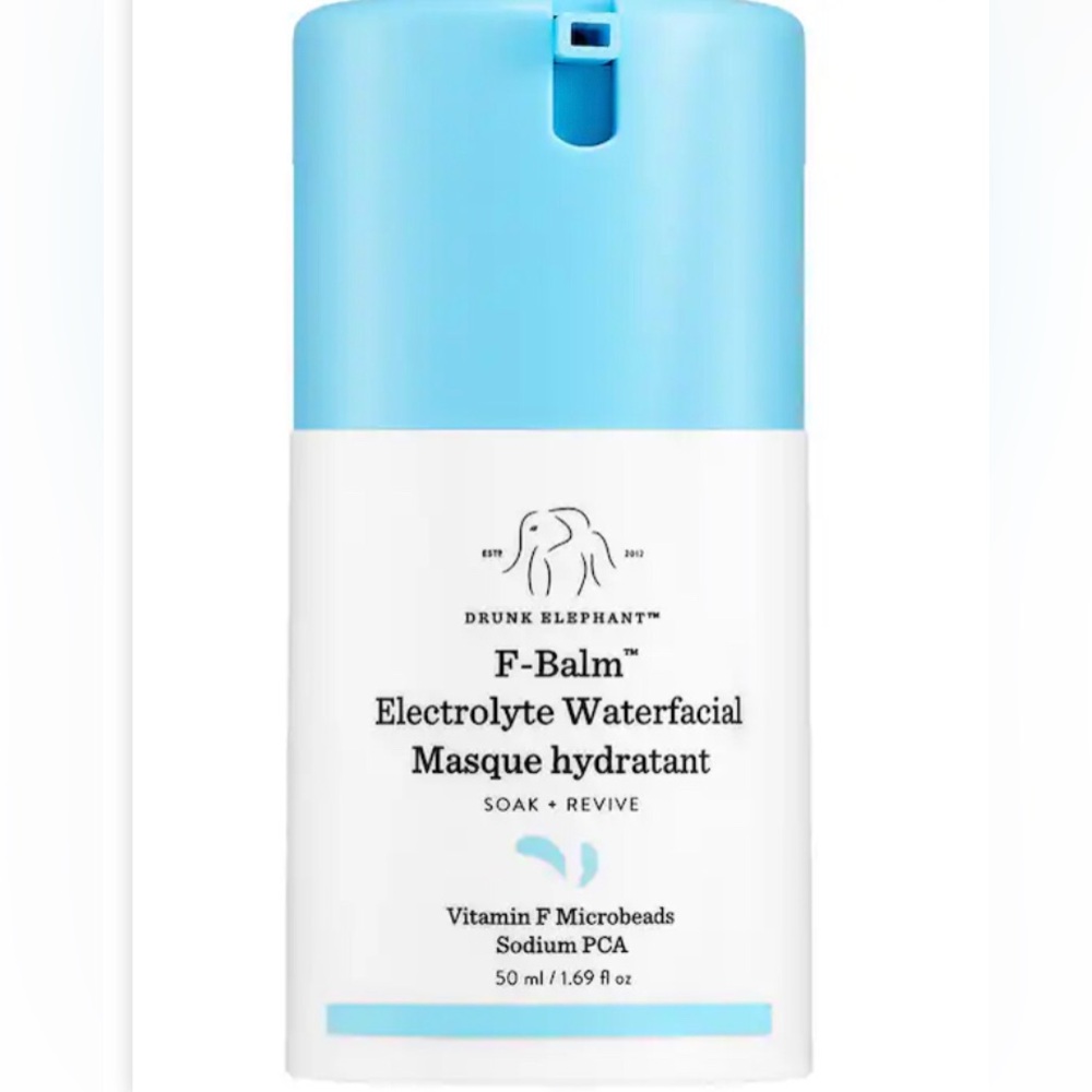 Drunk Elephant F- Balm Electrolyte Waterfacial Masque, NEW, 50 ml/1.69 fl oz